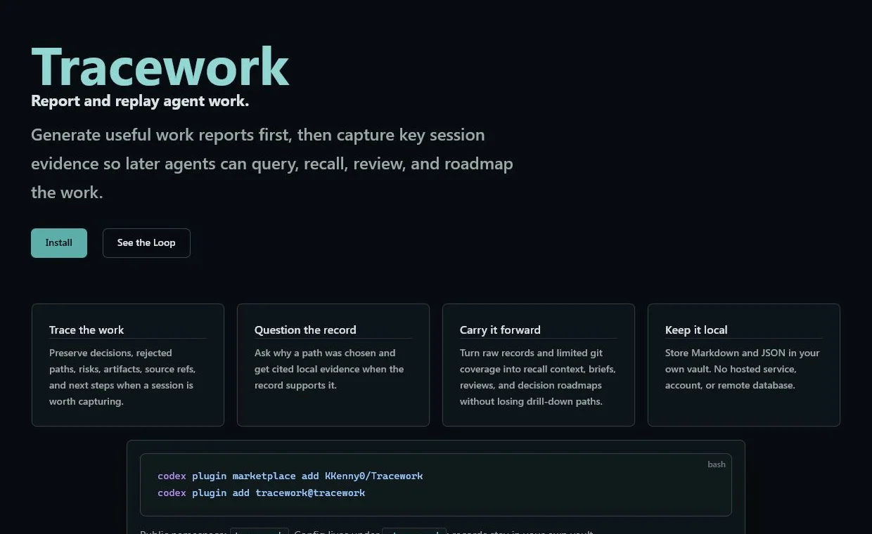 Tracework project artifact